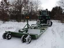 1994 John Deere 6400 Tractor w/ Gilbert Snow Groomer Set up  