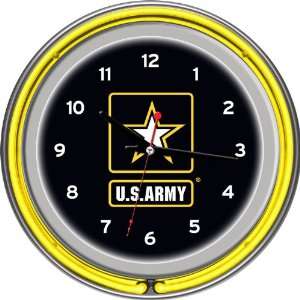   Neon Clock   Game Room Products Neon Clocks Military 