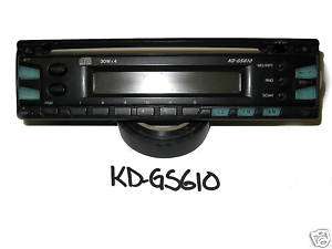JVC KD GS610 AM/FM CD Player Faceplate Only TESTED  