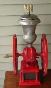 ANTIQUE DOUBLE WHEEL SWIFT MILL COFFEE GRINDER NO. 14  