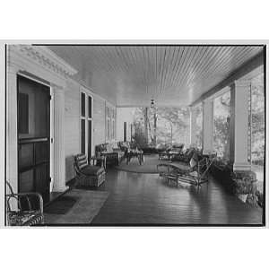   , residence in Garrison, New York. Porch I 1941