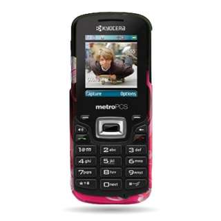   Pink Heart Design Snap on Case Fr MetroPCS Kyocera Presto S1350 Phone