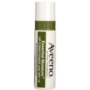 Aveeno Essential Moisture Lip Conditioner SPF 15 Stick (Quantity of 6)