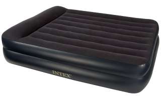 El Intex colchón de la cama de aire de resto de almohadas de la reina 