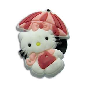 Hello Kitty with umbrella   style your Crocs shoe Charm #1565, Clogs 