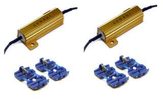 PC LED Bulbs Load Resistor Turn Signal Fix 6 ohm 50W  
