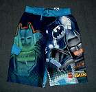 LEGO BATMAN Swim Suit Trunks Shorts Boys 10/12 ~ NWT