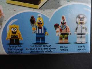 GLOVE WORLD Spongebob Squarepants Lego Set #3816 2011 4 Minifigs 