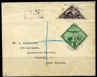 Tannu Tuva/Touva. Reg. letter Kizil England 5 27 1934.  
