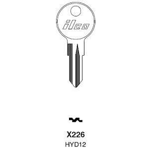  Key blank, Harley X226