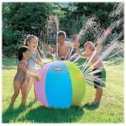 Little Tikes Beach Ball Sprinkler Water Pool Toy NEW  