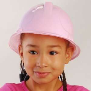  Pink Plastic Construction Hats (child sized) (8) Party 