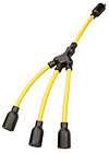   Cable 10613586 Yellow 20 Amp 2 12/3 Twist Lock W Adapter Cord