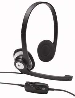 Logitech ClearChat Stereo PC Headset Headphones w/Microphone & Volume 