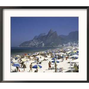 Ipanema Beach Rio de Janeiro Brazil Collections Framed Photographic 