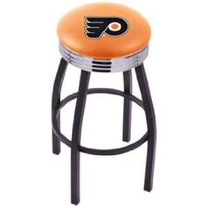  Retro Hockey Philadelphia Flyers Orange Barstool
