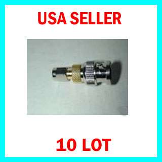 SMA MALE to BNC MALE RF CONNECTOR 40819 10 each  