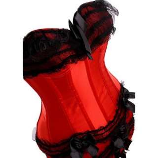   boned corset matching mini skirt 3pcs set dress skirt thong beautiful