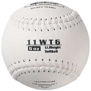  Markwort Color Coded Weighted 11 Inch Softball (6 Ounce 