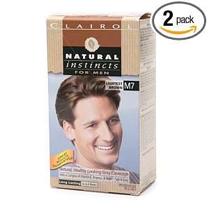  Clairol Natural Instincts for Men # M7 Lightest Brown 