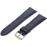 Hadley Roma MSM898RF 240 24 mm Blue Alligator Grain Leather WatchStrap