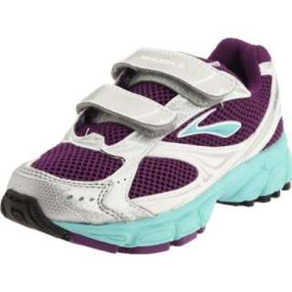 Brooks Ghost Velcro Running Shoe (Little Kid/Big Kid)   designer shoes 