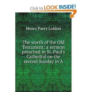   Pauls Cathedral on the second Sunday in A Henry Parry Liddon Books