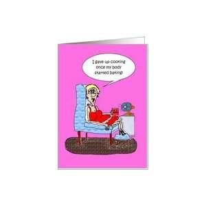  HOT FLASHES FUNNY BIRTHDAY CARD Card Health & Personal 
