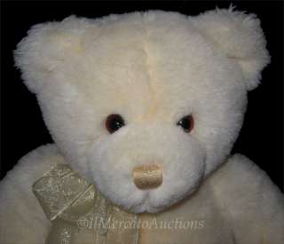 GUND TENDER TEDDY Plush Cream Bear 6414 Stuffed Animal Toy Doll Sheer 