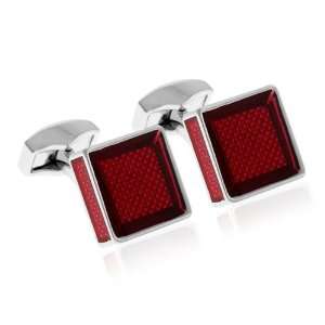  Tateossian Ice Cube Red Cufflinks CL RTCL 0014 Jewelry