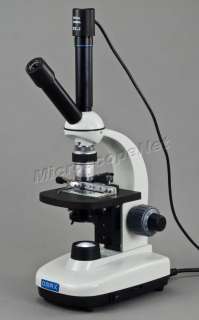   Compound Zoom Long Working Distance Microscope 50X 600X +USB2.0 Camera