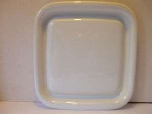 CORNING WARE MICROWAVE BROWNER GRILL SQUARE WHITE  