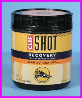 CLIF SHOT RECOVERY Protein Drink Mix Mango Orange ** 722252277817 