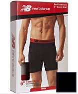 New Balance set of 2   black and white stretch performance boxer 