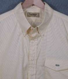 Paul Stuart New York custom/bespoke dress shirt 19/36.5  