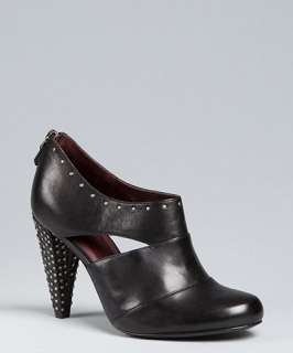 Botkier black leather Orly cutout studded pumps