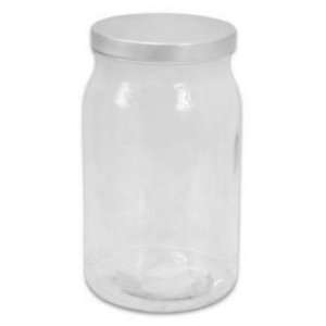  Storage Jar 2L Glass w/Aluminum Lid Case Pack 12 