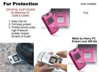 Pink Housing Cover For Motorola RAZR V3 V3c Verizon  