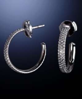 Tiffany & Co. Tiffany & Co. diamond Metro Three Row hoop earrings 