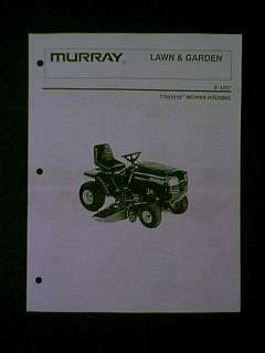 MURRAY RIDING MOWER 52 DECK S 1257 776010 PARTS MANUAL  
