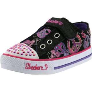 Skechers Twinkle Toes S Lights Jazzy Girl Sneaker (Toddler)   designer 