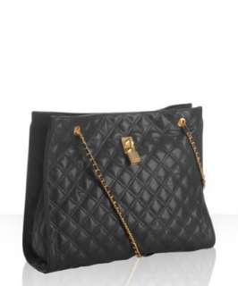 style #317388301 black quilted leather Juliette chain strap shoulder 