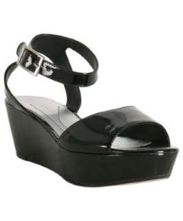 Kate Spade black patent Ash platform sandals  