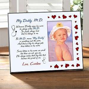  Personalized Medical Doctor Picture Frame   My Daddy, M.D 