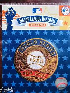 MLB New York Yankees 1923 World Series Champions Patch  