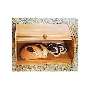  Bamboo Roll Top Bread Box