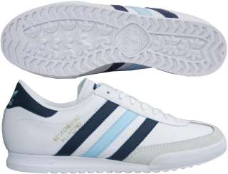 NEW MENS ADIDAS BECKENBAUER WHITE LACE UP TRAINERS SIZE  