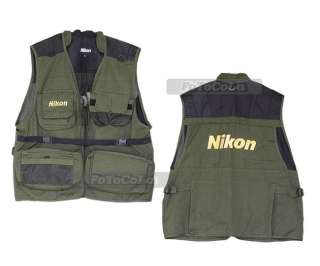 PRO Photo vest jacket for all Nikon user & fisher & hunter &hiker
