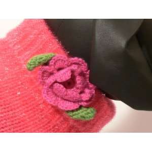 Hand Knit Dog Sweater Dress Size XXS   Teacup  Kitchen 