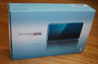 NEW Sealed Nintendo 3DS Aqua Blue System US 45496719227  